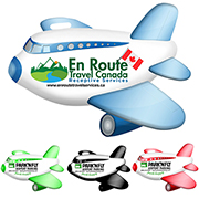 "Aviator" Stock Shape Airplane Luggage Bag Tag† with Printed ID Panel